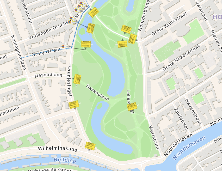 Plan visual: Mobiliteitsplan Noorderzon